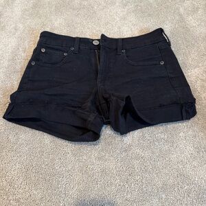 American Eagle Outfitters Black Jean Shorts